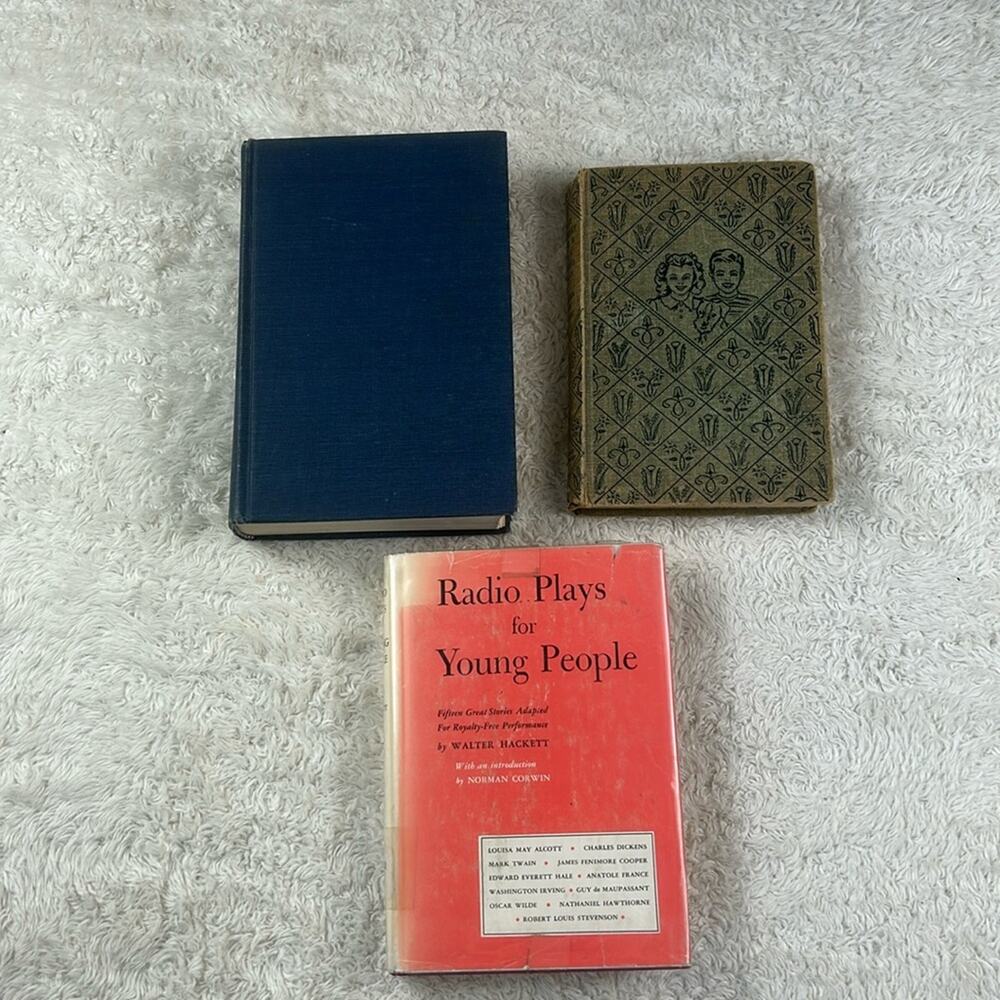 Vintage Plays Radio Plays for Young people Walter Hackett 1968‎ book bundle 3